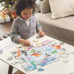 100-Piece Holiday Puzzles: Set Of 2 -Bright Minds Store 100 piece holiday puzzles set of 214243140 a02