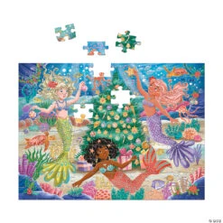 100-Piece Holiday Puzzles: Set Of 2 -Bright Minds Store 100 piece holiday puzzles set of 214243140 a03