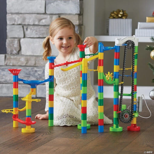 110 Piece Elevator Marble Run