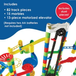 110 Piece Elevator Marble Run -Bright Minds Store 110 piece elevator marble run13779451 a02
