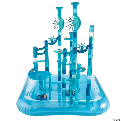 125 Piece Aqua Maze Marble Run - Image 2