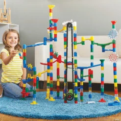215 Piece Mega Marble Run With Motorized Marble Elevator