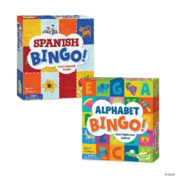 Alphabet And Spanish Bingo With FREE Stickers