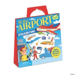 At The Airport Reusable Sticker Tote