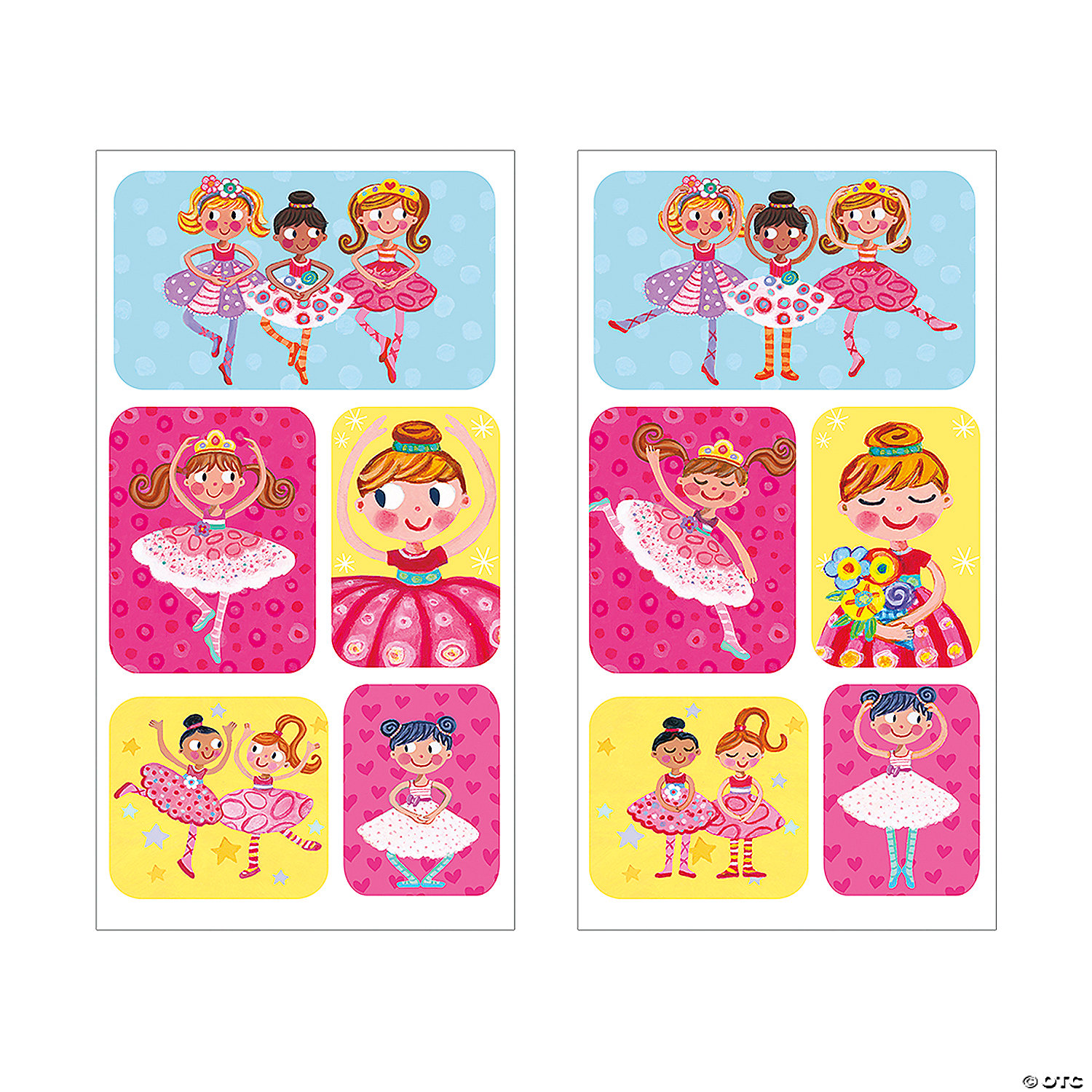 Front Page -Bright Minds Store ballerinas flicker stickers pack of 12stk151 a01 1