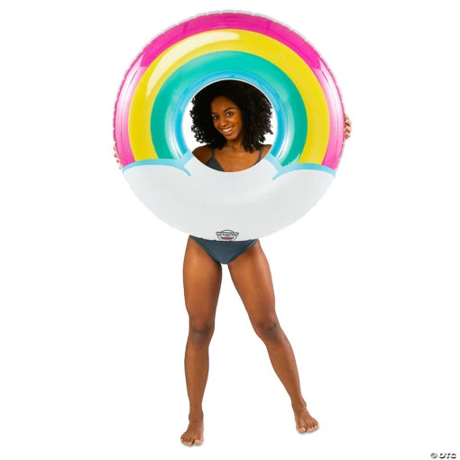 BigMouth: Rainbow Ring Pool Float - Image 3
