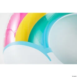 BigMouth: Rainbow Ring Pool Float -Bright Minds Store bigmouth rainbow ring pool float14221178 a05