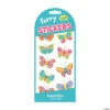 Butterflies Furry Stickers: Pack Of 12