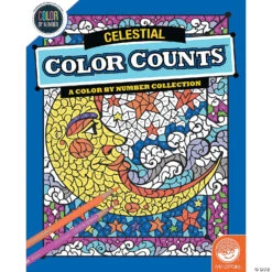 Color By Number Color Counts: Celestial