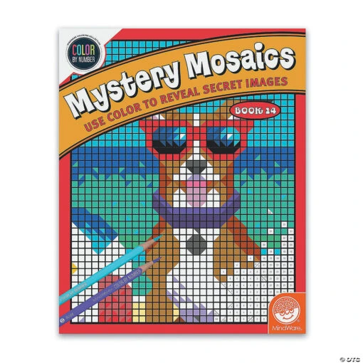 Color By Number Mystery Mosaics: Book 14
