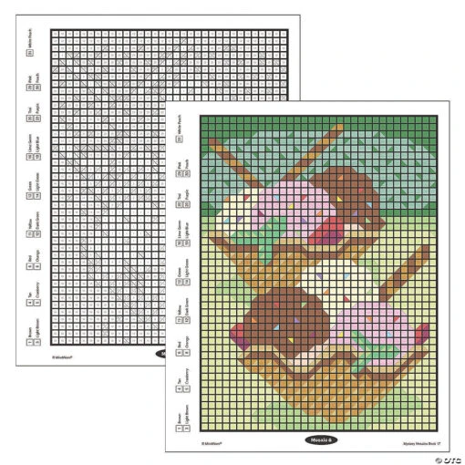Color By Number Mystery Mosaics: Book 17 - Image 2