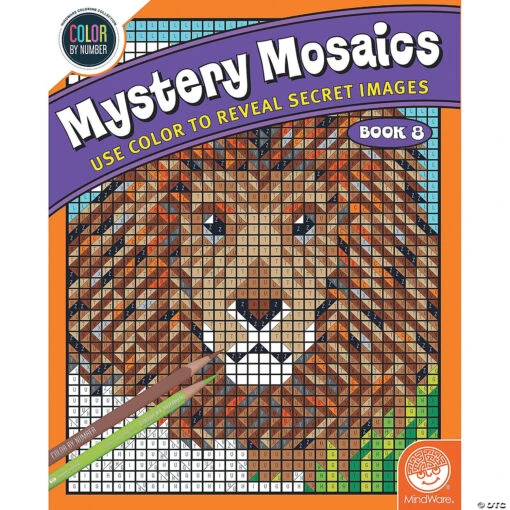 Color By Number Mystery Mosaics: Book 8