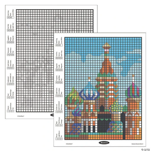 Color By Number Mystery Mosaics: Book 9 - Image 2