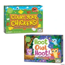 Count Your Chickens And Hoot Owl Hoot: Set Of 2