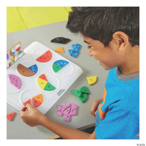Educational Insights: Fraction Pie Jigsaw Puzzles - Image 3