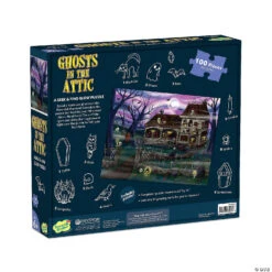 Ghosts In The Attic Seek & Find Glow Puzzle -Bright Minds Store ghosts in the attic seek and find glow puzzle14118729 a05