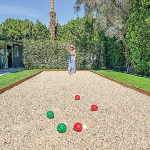GoSports 100mm Regulation Bocce Set - Premium Official Size Set - Image 3