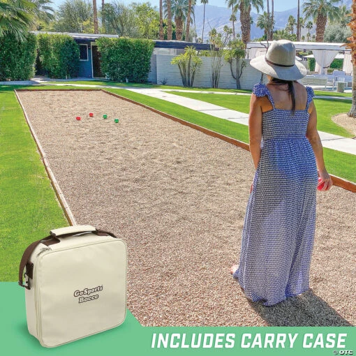 GoSports 100mm Regulation Bocce Set - Premium Official Size Set - Image 4
