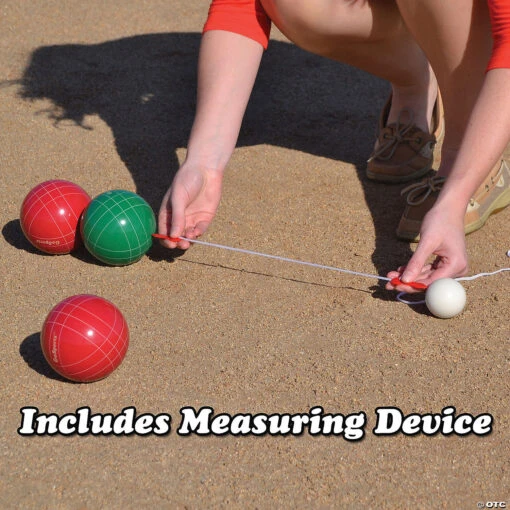 GoSports 100mm Regulation Bocce Set - Premium Official Size Set - Image 5