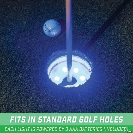 GoSports Light Up Golf Hole Lights: Set Of 3 - Image 2