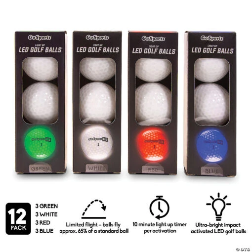 GoSports Light Up LED Golf Balls: 12 Pack - Image 5