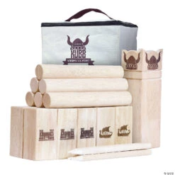 GoSports - Regulation Size Kubb Viking Clash Toss Game Set