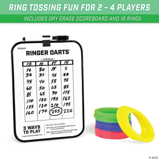 GoSports Ringer Darts Toss Game: Natural - Image 3