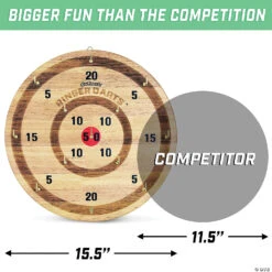 GoSports Ringer Darts Toss Game: Natural -Bright Minds Store gosports ringer darts toss game natural14097812 a03