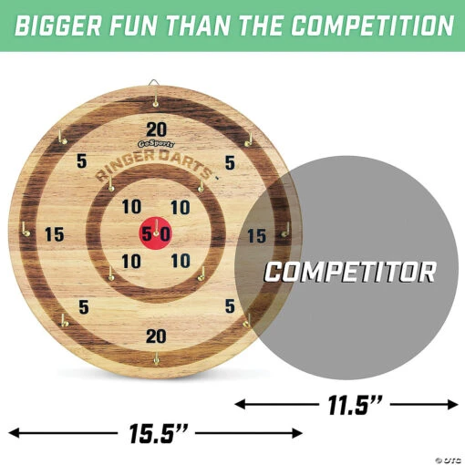 GoSports Ringer Darts Toss Game: Natural - Image 4