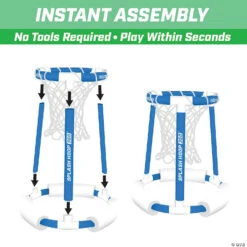 GoSports Splash Hoop 360 Floating Pool Basketball Game, Includes: Hoop, 2 Balls And Pump -Bright Minds Store gosports splash hoop 360 floating pool basketball game includes hoop 2 balls and pump14111112 a02
