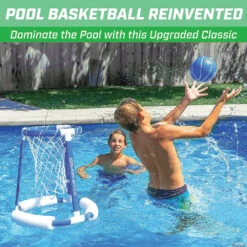 GoSports Splash Hoop 360 Floating Pool Basketball Game, Includes: Hoop, 2 Balls And Pump -Bright Minds Store gosports splash hoop 360 floating pool basketball game includes hoop 2 balls and pump14111112 a03