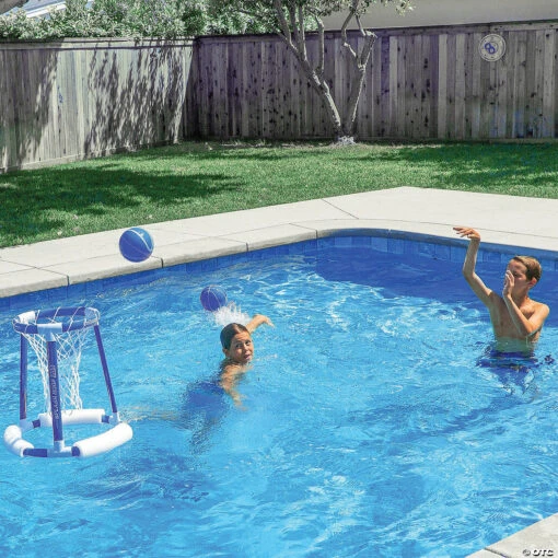 GoSports Splash Hoop 360 Floating Pool Basketball Game, Includes: Hoop, 2 Balls And Pump - Image 5