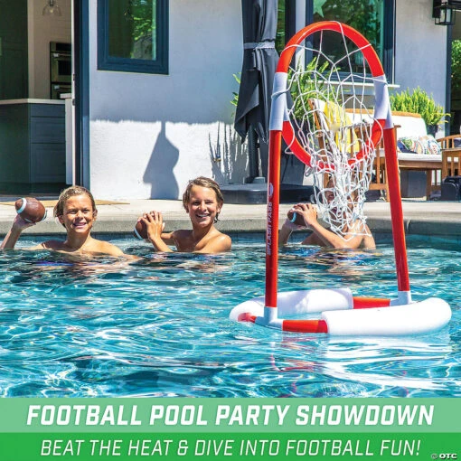GoSports Splash Pass Floating Pool Football Game - Image 2