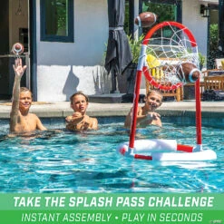 GoSports Splash Pass Floating Pool Football Game -Bright Minds Store gosports splash pass floating pool football game14093326 a03