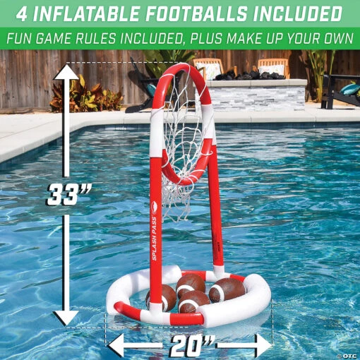 GoSports Splash Pass Floating Pool Football Game - Image 5