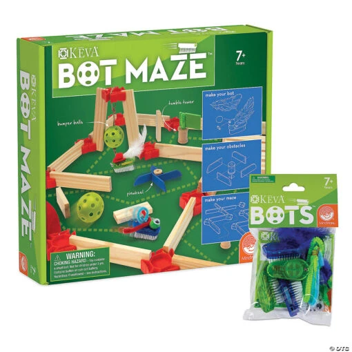 KEVA Bot Maze And Bots: Set Of 2
