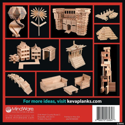 KEVA Building Idea Cards: Set Of 4 - Image 2