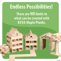 KEVA Maple: 50 Plank Set -Bright Minds Store keva maple 50 plank set66001 a03