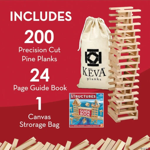 KEVA: Structures 200 Plank Set - Image 3