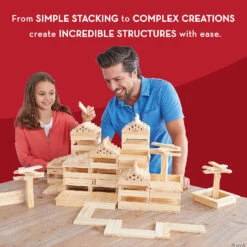 KEVA® Structures: 600 Plank Set With FREE Bonus Planks & Storage Bin -Bright Minds Store keva sup sup structures 600 plank set with free bonus planks and storage bin13980953 a03