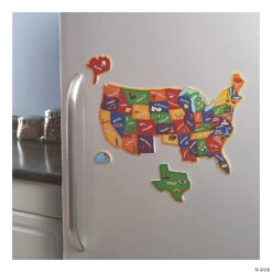 Learning Resources®: Magnetic U.S. Map Jigsaw Puzzle, 44 Pieces -Bright Minds Store learning resources magnetic u s map jigsaw puzzle 44 pieces13965829 a03