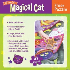 Magical Black Cat Floor Puzzle -Bright Minds Store magical black cat floor puzzle14118728 a03