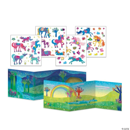 Magical Unicorns Reusable Sticker Tote - Image 2