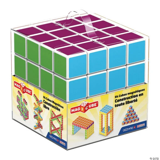 Magicube™ - 64 Pieces Multicolored Free Building Set - Image 2