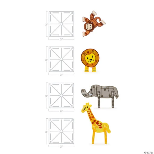 Magna-Tiles® Safari Animals 25-Piece Set - Image 4
