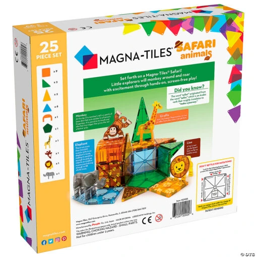 Magna-Tiles® Safari Animals 25-Piece Set - Image 5