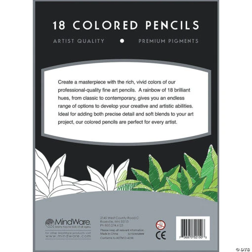 MindWare's Colored Pencils: Set Of 18 - Image 2