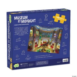 Museum At Midnight Seek And Find Glow Puzzle -Bright Minds Store museum at midnight seek and find glow puzzlepz35 a05