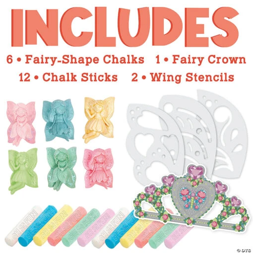 Oh So Fun! Fairy Chalk Set - Image 2