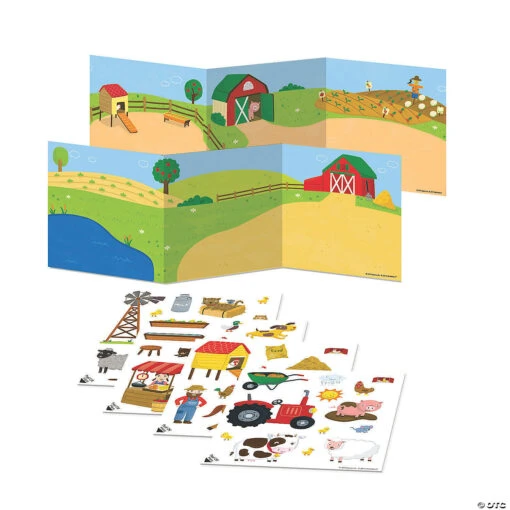 On The Farm Reusable Sticker Tote - Image 2
